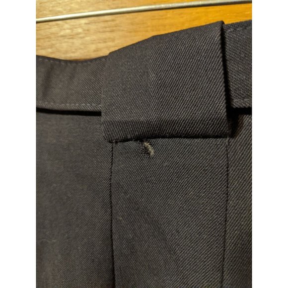 Preston & York Wool Skirt Size 8 Blue Lined Modest Womens Belt - Picture 4 of 9